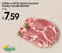 Bennet Coppa a fette suino italiano filiera valore BENNET offerta