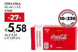 Bennet COCA COLA tipi vari offerta