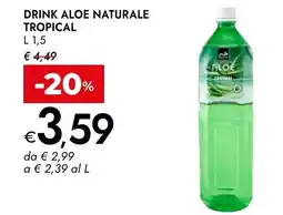 Bennet Drink aloe naturale TROPICAL offerta