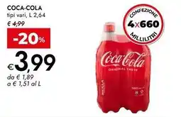 Bennet COCA-COLA tipi vari offerta