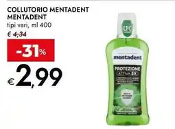 Bennet Collutorio mentadent MENTADENT offerta