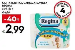 Bennet Carta igienica cartacamomilla REGINA offerta