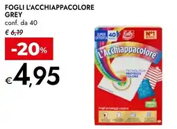 Bennet Fogli l'acchiappacolore GREY offerta