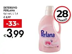 Bennet Detersivo PERLANA tipi vari offerta