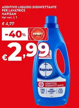 Bennet Additivo liquido disinfettante per lavatrice NAPISAN tipi vari offerta