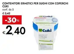 Bennet Contenitori ermetici per sughi con coperchi CUKI offerta