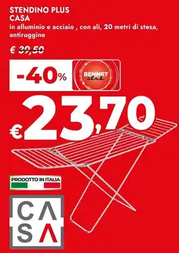 Bennet Stendino plus CASA offerta