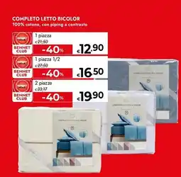 Bennet Completo letto bicolor offerta