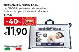 Bennet Guanciale memory foam offerta