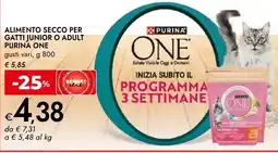 Bennet Alimento secco per gatti junior o adult PURINA ONE offerta