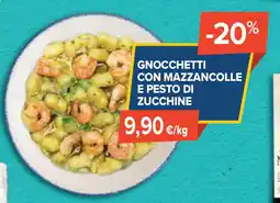 Sapore di Mare Gnocchetti con mazzancolle e pesto di zucchine offerta