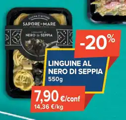 Sapore di Mare Linguine al nero di seppia offerta