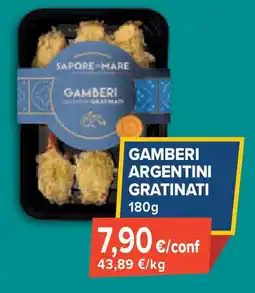 Sapore di Mare Gamberi argentini gratinati offerta
