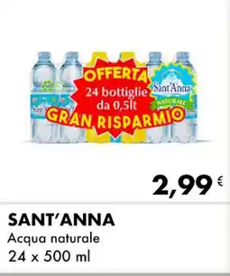 Iper Tosano SANT'ANNA Acqua naturale offerta
