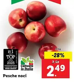 Lidl Pesche noci offerta