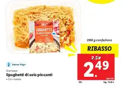 Lidl Chef Select Spaghetti di soia piccanti offerta