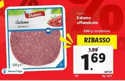 Lidl Dulano Salame affumicato offerta