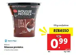 Lidl Milbona Mousse proteica offerta