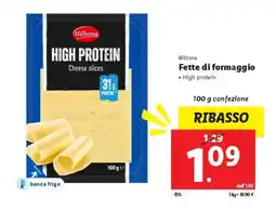 Lidl Milbona Fette di formaggio offerta