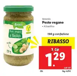 Lidl Vemondo Pesto vegano offerta