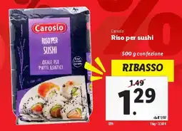 Lidl Carosio Riso per sushi offerta