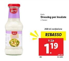 Lidl Kania Dressing per insalate offerta