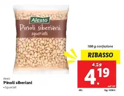Lidl Alesto Pinoli siberiani offerta