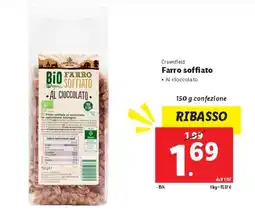Lidl Crownfield Farro soffiato offerta