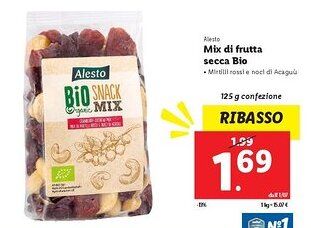 Lidl Alesto Mix di frutta secca Bio offerta