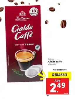 Lidl Bellarom Cialde caffè offerta