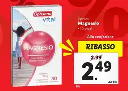 Lidl Optisana Magnesio offerta