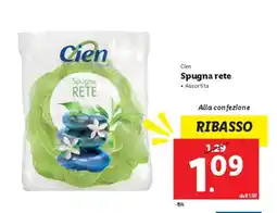 Lidl Cien Spugna rete offerta