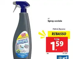 Lidl W5 Spray acciaio offerta