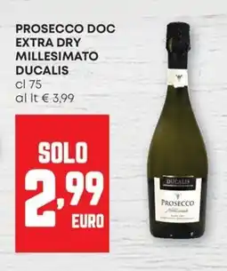 Pam Prosecco doc extra dry millesimato ducalis offerta