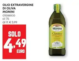 Pam Olio extravergine di oliva MONINI offerta