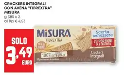 Pam Crackers integrali con avena "fibrextra" MISURA offerta