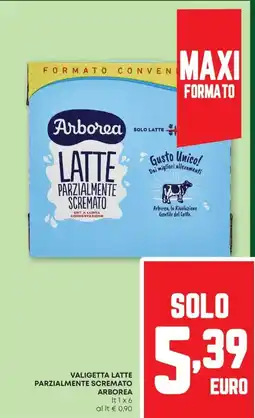 Pam Valigetta latte parzialmente scremato ARBOREA offerta