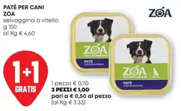 Pam Patè per cani ZÓA offerta