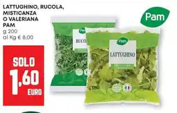 Pam Lattughino, rucola, misticanza o valeriana PAM offerta