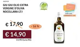 Prezzemolo e Vitale Giu giu olio extra vergine d'oliva nocellara offerta