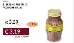 Prezzemolo e Vitale S. erasmo filetti di acciughe offerta