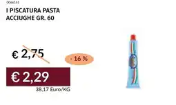 Prezzemolo e Vitale I piscatura pasta acciughe offerta