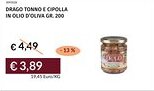 Prezzemolo e Vitale Drago tonno e cipolla in olio d'oliva offerta