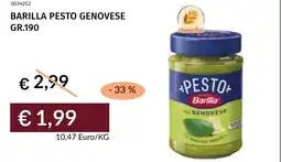 Prezzemolo e Vitale Barilla pesto genovese offerta