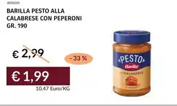 Prezzemolo e Vitale Barilla pesto alla calabrese con peperoni offerta