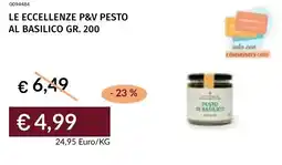 Prezzemolo e Vitale Le eccellenze p&v pesto al basilico offerta