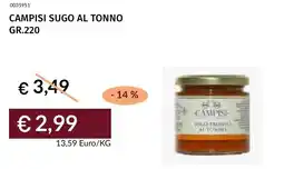 Prezzemolo e Vitale Campisi sugo al tonno offerta