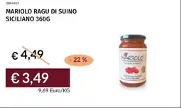Prezzemolo e Vitale Mariolo ragu di suino siciliano offerta