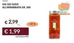 Prezzemolo e Vitale Giu giu sugo all'arrabbiata offerta