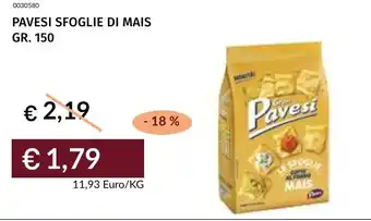 Prezzemolo e Vitale Pavesi sfoglie di mais offerta
